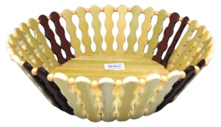 panier bambou rond 28cm